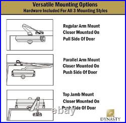 Door Closer Heavy Duty Commercial Grade Hydraulic Adjustable Spring Door Closer