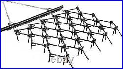 Drag Harrow 5 x 4.5 FT 1/2 Tines for ATV UTVs Lawn Tractors Leveling Heavy Duty