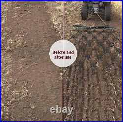 Drag Harrow 5 x 4.5 FT 1/2 Tines for ATV UTVs Lawn Tractors Leveling Heavy Duty