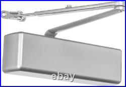 Dynasty Hardware Door Closer Heavy Duty Commercial Grade Sprayed Aluminum