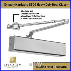 Dynasty Hold Open Door Closer Heavy Duty Commercial Grade Hydraulic Adjustabl