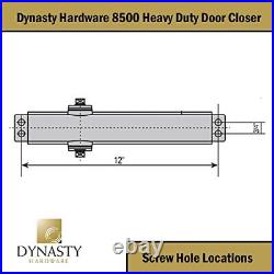Dynasty Hold Open Door Closer Heavy Duty Commercial Grade Hydraulic Adjustabl
