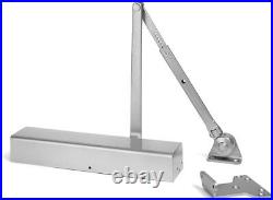 Dynasty Hold Open Door Closer Heavy Duty Commercial Grade Sprayed Aluminum