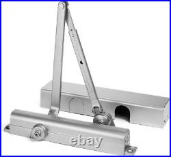 Dynasty Hold Open Door Closer Heavy Duty Commercial Grade Sprayed Aluminum