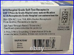 Eaton Cooper SGFH20W 20 Amp White Heavy Duty UL Hospital Grade Duplex GFCI