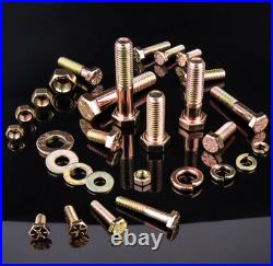 FOLIV 523PCS Grade 8 Bolts and Nuts Assortment Kit, Heavy Duty Nut Assortment