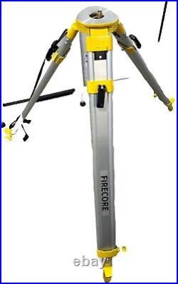 Firecore 16 Ft Aluminum Grade Rod & Heavy Duty Aluminum Survey Tripod JJ