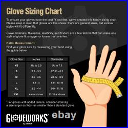 GLOVEWORKS Heavy Duty Ivory Latex Industrial Disposable Glove 8 Mil Case of 1000