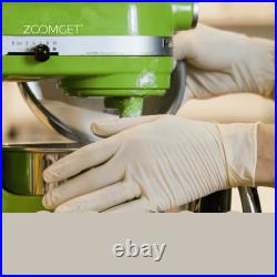 GLOVEWORKS Heavy Duty Ivory Latex Industrial Disposable Glove 8 Mil Case of 1000