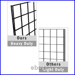 Grid Wall Commercial Grade Gridwall Panels Heavy Duty Grid 2'x7'(3 Pack)