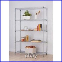 HDX SL-WSUS-136 6-Tier Commercial Grade Heavy Duty Steel Wire Shelving Unit in