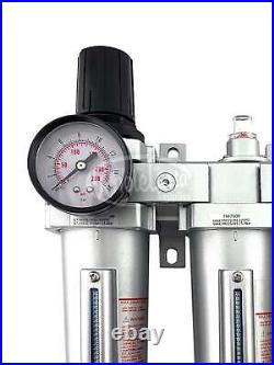 HEAVY DUTY 1/2? NPT 3 Stage Filter Industrial Grade Regulator Coalescing Desicca