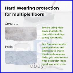 HOME GUARD Floor Paint Commercial Grade Heavy Duty Protection Interior & E
