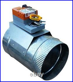 HVAC Zone Damper (Round 10) Professional Grade/ Heavy Duty USA Made, 24VAC