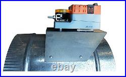 HVAC Zone Damper (Round 10) Professional Grade/ Heavy Duty USA Made, 24VAC