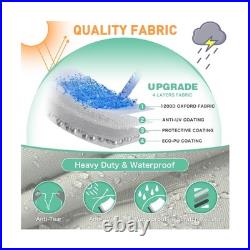 Heavy Duty 1200D PU Waterproof Boat Cover, 20'- 22' Trailerable Marine Grade