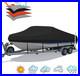 Heavy Duty 1200D PU Waterproof Boat Cover, 23'- 24' Trailerable Marine Grade Pol