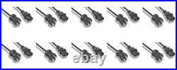 Heavy Duty 12 AWG Hospital Grade Power Cord Black (10ft) 3 Meter (10 Pack)