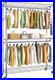 Heavy Duty 50In Large Clothes Clothing Rack, Industrial Grade Rolling Adjustable