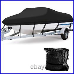 Heavy Duty 600D Marine Grade Polyester Waterproof Boat Cover, All Weather Pro