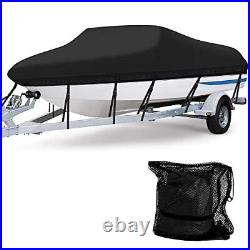 Heavy Duty 600D Marine Grade Polyester Waterproof Boat Cover All Weather Prot