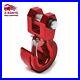 Heavy Duty BMS Tow Hook Swivel Aircraft Grade Aluminum Off-Road Recovery Red
