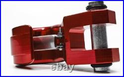 Heavy Duty BMS Tow Hook Swivel Aircraft Grade Aluminum Off-Road Recovery Red