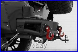 Heavy Duty BMS Tow Hook Swivel Aircraft Grade Aluminum Off-Road Recovery Red