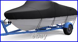 Heavy Duty Boat Cover, Waterproof Trailerable Heavy Duty Marine Grade Bass Boat C