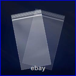 Heavy Duty Clear Zip Seal Plastic Bags Zipper Top Lock Reclosable Baggies 4MIL