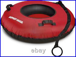 Heavy Duty Commercial Grade Inflatable Snow Tube with Cover and Rope