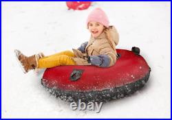 Heavy Duty Commercial Grade Inflatable Snow Tube with Cover and Rope