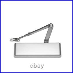 Heavy Duty Grade 1 Commercial Cast Iron Door Closer Aluminum Finish Size 1-6