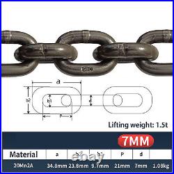 Heavy Duty Lifting Chain G80 Towing Binder Chain Grade 80 Steel WLL 2000kg. 2t