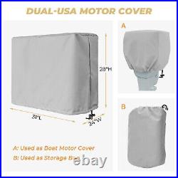 Heavy Duty Marine Grade 800D Pontoon Boat Cover Waterproof 21'-24' Pontoon Cover