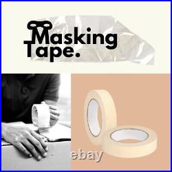 Heavy Duty Professional Grade Masking Tape 1 x 60 Yards 1728 Pcs