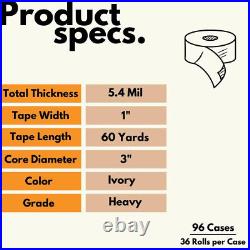 Heavy Duty Professional Grade Masking Tape 1 x 60 Yards 3456 Pcs