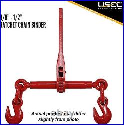 Heavy-Duty Ratchet Load Binder for 3/8 Inch Grade 70 Chain 9,200 LBS Limit