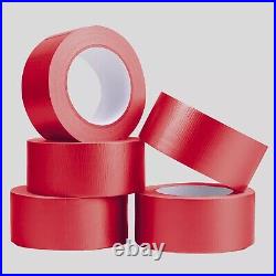 Heavy Duty Red Duct Tape, Utility Grade Shipping Moving Packing Tape