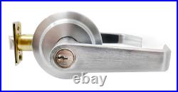 Heavy Duty Satin Chrome Grade 2 Commercial Door Locks Levers Handles