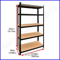 Heavy Duty Shelf Garage Steel Metal Storage 5 Level Adjustable Shelves Rack A++