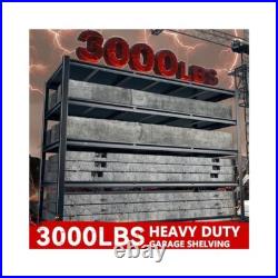 Heavy Duty Storage Shelves, 60 Wide, 5 Tier, Industrial Grade, 3000 LBS