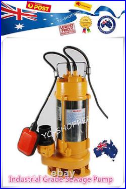 Heavy Duty Submersible Sewage Water Drainage Sump Pump Industrial Grade