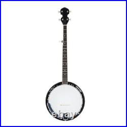 Heavy Duty Top Grade 5-string Banjo Professional Sapele Wood Metal US STOCK