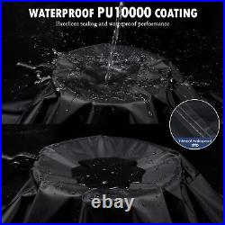 Heavy Duty Trailerable Pontoon Boat Cover, 20'2''-22' Marine Grade Waterproof Cov