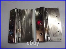 Heavy Duty Tuna Marine Grade Off-Set Polished Stainless Steel Hinges 8 pair