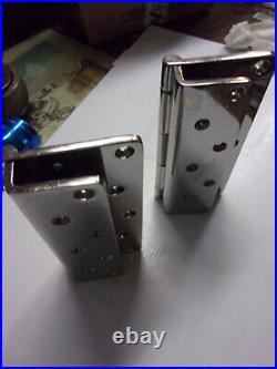 Heavy Duty Tuna Marine Grade Off-Set Polished Stainless Steel Hinges 8 pair