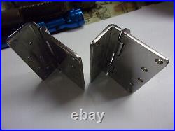 Heavy Duty Tuna Marine Grade Off-Set Polished Stainless Steel Hinges 8 pair