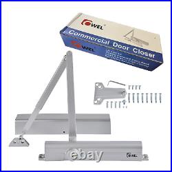 Heavy Duty/UL Listed Commercial Automatic Door Closer, Cast Aluminum Body OWEL