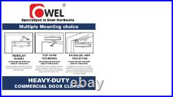 Heavy Duty/UL Listed Commercial Automatic Door Closer, Cast Aluminum Body OWEL